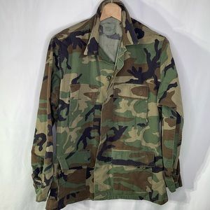 Authentic military camo jacket